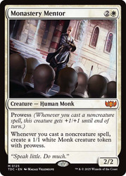 Monastery Mentor\nTarkir: Dragonstorm Commander\nSingle\nMagic The Gathering