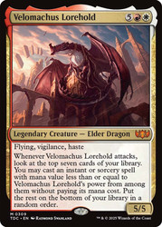 Velomachus Lorehold\nTarkir: Dragonstorm Commander\nSingle\nMagic The Gathering