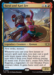 Baral and Kari Zev\nTarkir: Dragonstorm Commander\nSingle\nMagic The Gathering