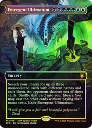 Emergent Ultimatum (Borderless)\nSpecial Guests\nSingle\nMagic The Gathering