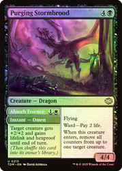 Purging Stormbrood // Absorb Essence\nTarkir: Dragonstorm\nSingle\nMagic The Gathering