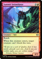 Summit Intimidator\nTarkir: Dragonstorm\nSingle\nMagic The Gathering