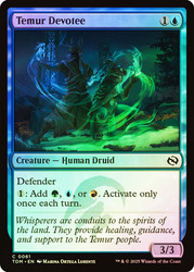 Temur Devotee\nTarkir: Dragonstorm\nSingle\nMagic The Gathering