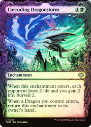 Corroding Dragonstorm (Showcase)\nTarkir: Dragonstorm - Variants\nSingle\nMagic The Gathering