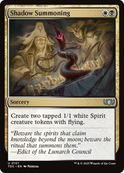 Shadow Summoning\nTarkir: Dragonstorm Commander\nSingle\nMagic The Gathering
