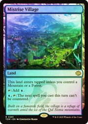 Mistrise Village\nTarkir: Dragonstorm\nSingle\nMagic The Gathering
