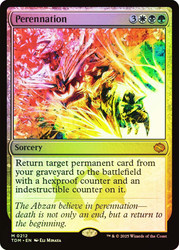 Perennation\nTarkir: Dragonstorm\nSingle\nMagic The Gathering