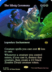 The Sibsig Ceremony (Borderless)\nTarkir: Dragonstorm - Variants\nSingle\nMagic The Gathering
