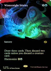 Winternight Stories (Borderless)\nTarkir: Dragonstorm - Variants\nSingle\nMagic The Gathering