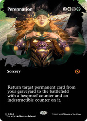 Perennation (Borderless)\nTarkir: Dragonstorm - Variants\nSingle\nMagic The Gathering