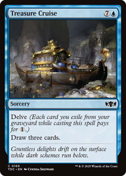 Treasure Cruise\nTarkir: Dragonstorm Commander\nSingle\nMagic The Gathering