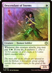Descendant of Storms\nTarkir: Dragonstorm\nSingle\nMagic The Gathering