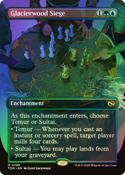Glacierwood Siege (Borderless)\nTarkir: Dragonstorm - Variants\nSingle\nMagic The Gathering