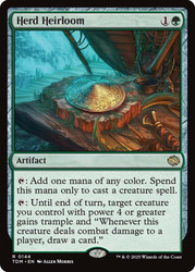 Herd Heirloom\nTarkir: Dragonstorm\nSingle\nMagic The Gathering