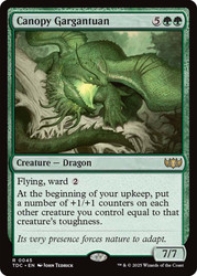 Canopy Gargantuan\nTarkir: Dragonstorm Commander\nSingle\nMagic The Gathering