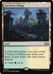 Fortified Village\nTarkir: Dragonstorm Commander\nSingle\nMagic The Gathering