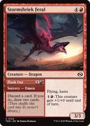 Stormshriek Feral // Flush Out\nTarkir: Dragonstorm\nSingle\nMagic The Gathering