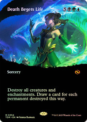Death Begets Life (Borderless)\nTarkir: Dragonstorm - Variants\nSingle\nMagic The Gathering