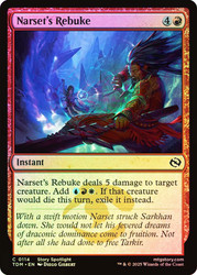 Narset's Rebuke\nTarkir: Dragonstorm\nSingle\nMagic The Gathering