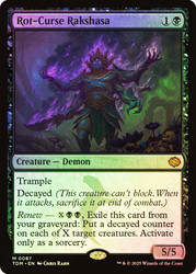 Rot-Curse Rakshasa\nTarkir: Dragonstorm\nSingle\nMagic The Gathering