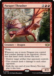 Parapet Thrasher\nTarkir: Dragonstorm Commander\nSingle\nMagic The Gathering