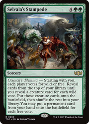 Selvala's Stampede\nTarkir: Dragonstorm Commander\nSingle\nMagic The Gathering