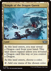 Temple of the Dragon Queen\nTarkir: Dragonstorm Commander\nSingle\nMagic The Gathering