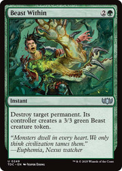 Beast Within\nTarkir: Dragonstorm Commander\nSingle\nMagic The Gathering