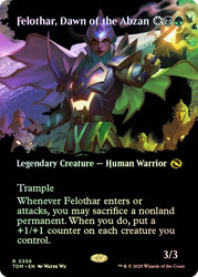 Felothar, Dawn of the Abzan (Borderless)\nTarkir: Dragonstorm - Variants\nSingle\nMagic The Gathering