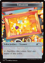 {Treasure Token} (Secret Lair) (#1432)\nPromo: General\nSingle\nMagic The Gathering