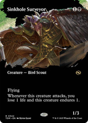 Sinkhole Surveyor (Showcase)\nTarkir: Dragonstorm - Variants\nSingle\nMagic The Gathering