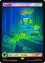 Swamp (SpongeBob) (Secret Lair) (#1941) (Full Art)\nPromo: General\nSingle\nMagic The Gathering