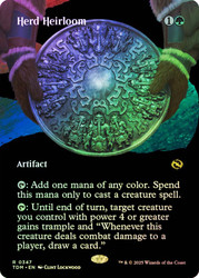 Herd Heirloom (Borderless)\nTarkir: Dragonstorm - Variants\nSingle\nMagic The Gathering