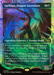 Sarkhan, Dragon Ascendant (Showcase) (Halo Foil)\nTarkir: Dragonstorm - Alternate Foil Variants\nSingle\nMagic The Gathering