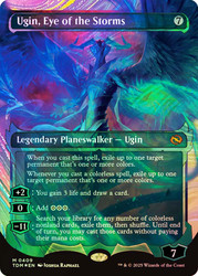 Ugin, Eye of the Storms (Showcase) (Halo Foil)\nTarkir: Dragonstorm - Alternate Foil Variants\nSingle\nMagic The Gathering