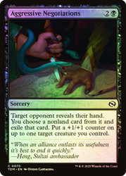 Aggressive Negotiations\nTarkir: Dragonstorm\nSingle\nMagic The Gathering
