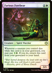 Furious Forebear\nTarkir: Dragonstorm\nSingle\nMagic The Gathering