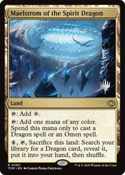 Maelstrom of the Spirit Dragon (Promo Pack) (Tarkir: Dragonstorm)\nPromo: Planeswalker Stamped\nSingle\nMagic The Gathering