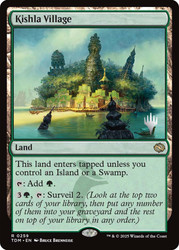 Kishla Village (Promo Pack) (Tarkir: Dragonstorm)\nPromo: Planeswalker Stamped\nSingle\nMagic The Gathering
