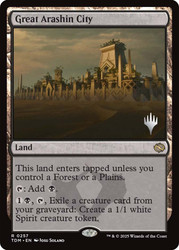 Great Arashin City (Promo Pack) (Tarkir: Dragonstorm)\nPromo: Planeswalker Stamped\nSingle\nMagic The Gathering