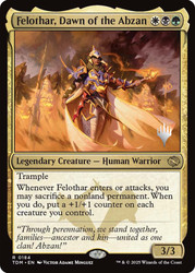 Felothar, Dawn of the Abzan (Promo Pack) (Tarkir: Dragonstorm)\nPromo: Planeswalker Stamped\nSingle\nMagic The Gathering