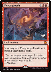 Dracogenesis (Promo Pack) (Tarkir: Dragonstorm)\nPromo: Planeswalker Stamped\nSingle\nMagic The Gathering