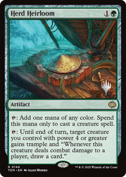 Herd Heirloom (Promo Pack) (Tarkir: Dragonstorm)\nPromo: Planeswalker Stamped\nSingle\nMagic The Gathering