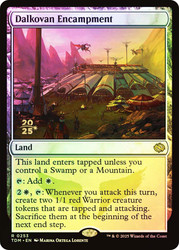 Dalkovan Encampment (Prerelease) (Tarkir: Dragonstorm)\nPromo: Date Stamped\nSingle\nMagic The Gathering