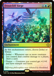 Frostcliff Siege (Prerelease) (Tarkir: Dragonstorm)\nPromo: Date Stamped\nSingle\nMagic The Gathering