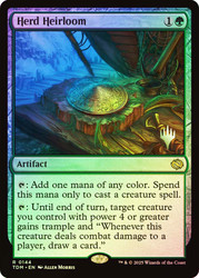 Herd Heirloom (Promo Pack) (Tarkir: Dragonstorm)\nPromo: Planeswalker Stamped\nSingle\nMagic The Gathering