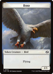 {Bird Token} // {Monk Token}\nTarkir: Dragonstorm\nSingle\nMagic The Gathering