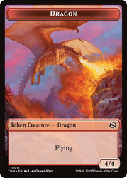 {Dragon Token} (4/4) // {Reliquary Dragon Token}\nTarkir: Dragonstorm\nSingle\nMagic The Gathering
