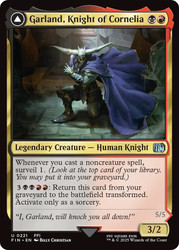 Garland, Knight of Cornelia // Chaos, the Endless\nFINAL FANTASY\nSingle\nMagic The Gathering