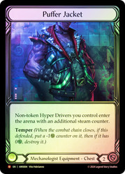 Puffer Jacket
Armory Deck: Maxx Nitro
Single
Flesh and Blood